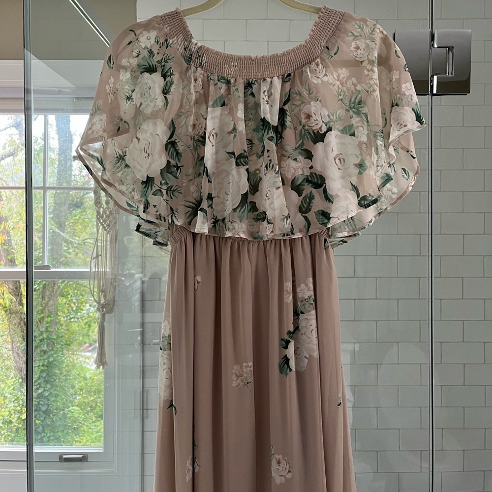Show Me Your MuMu Floral Off-Shoulder Maxi Dress - Picture 10 of 13